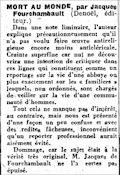 Le Journal,  29 juillet 1943