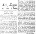 La Justice,  27 février 1939