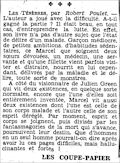 Le Matin,  6 mai 1934