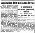 Le Matin,  29 septembre 1943