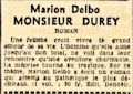 L'OEuvre,  25 juin 1943