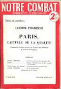 Couverture du 9e numéro de la 2e année,  1er mars 1940