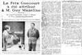 Paris-Soir,  8 décembre 1932  [1er article]