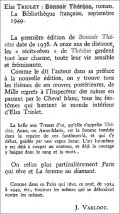 La Pensée, avril 1950