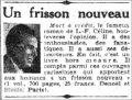 Le Petit Parisien,  12 août 1936
