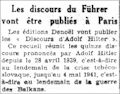 Le Petit Parisien, 23 mai 1941