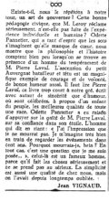 Le Petit Parisien,  28 janvier 1936
