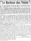 Le Populaire du Centre,  2 novembre 1945