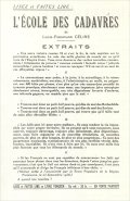 Papillon publicitaire de l'éditeur, s.d. [1938]