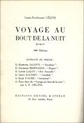 Brochure publicitaire à l'occasion de la 180e édition du livre,  août 1933