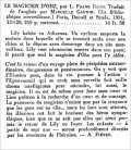 La Quinzaine critique des livres et des revues,  10 décembre 1931