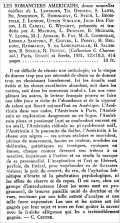 La Quinzaine critique des livres et des revues, 25 février 1931