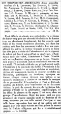 La Quinzaine critique des livres et des revues, 25 février 1931