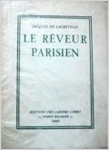 Couverture de la première édition,  décembre 1930