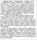 La Revue des livres,  février 1936