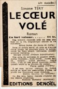 Vendredi,  30 juillet 1937