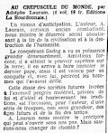 La Voix du combattant,  19 novembre 1938