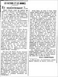 Les Nouvelles Littéraires,  6 juin 1936