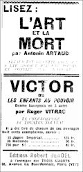 Les Nouvelles Littéraires,  12 octobre 1929