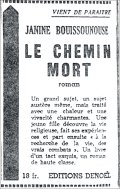 Les Nouvelles Littéraires,  12 novembre 1938