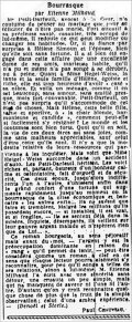 Les Nouvelles Littéraires,  13 mai 1933
