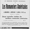 Les Nouvelles Littéraires, 7 et 14 février 1931
