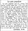 Les Nouvelles Littéraires,  18 mars 1933