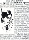 Les Nouvelles Littéraires,  23 mai 1931