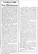 Les Nouvelles Littéraires,  23 novembre 1935