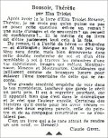 Les Nouvelles Littéraires,  24 décembre 1938