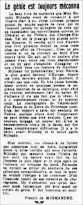Les Nouvelles Littéraires,  25 août 1934