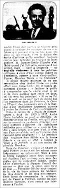 Les Nouvelles Littéraires,  27 janvier 1934