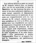 Les Nouvelles Littéraires,  27 juillet 1929
