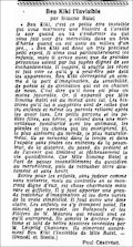 Les Nouvelles Littéraires,  30 avril 1932