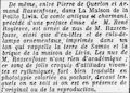 Les Nouvelles Littéraires,  30 mai 1925