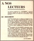 « Le Document »,  n° 6,  21 juin 1935