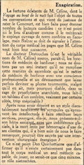 Balzac,  1er janvier 1933