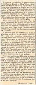 Balzac,  15 octobre 1933