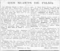 Bordeaux-Ciné,  7 octobre 1932