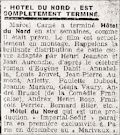 Bordeaux-Ciné,  25 novembre 1938
