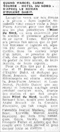 Bordeaux-Ciné,  28 octobre 1938