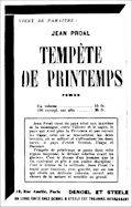 Cahiers du Sud,  janvier-février 1932