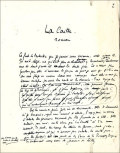 Manuscrit complet [ « Ecrit à Paris entre le 12 et le 22 décembre 1941 »]