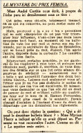 Candide,  5 janvier 1933