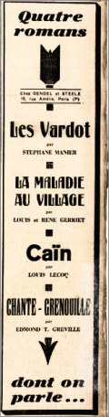 Candide,  20 novembre 1930