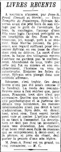 Comoedia,  7 décembre 1933