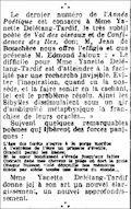 Comoedia,  19 août 1935  [c.r. du n° 12]