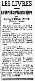 Le Courrier de Saône-et-Loire,  27 mars 1939