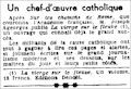 La Croix,  4 février 1938