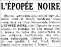 La Croix,  7 février 1936